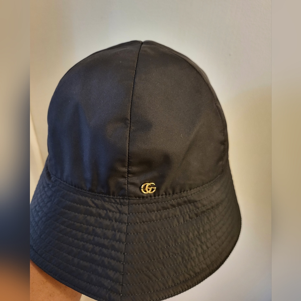 Authentic Gucci Nylon GG Motif Bucket Hat
